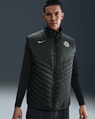 Chelsea FC Windrunner Chaleco de fútbol acolchado de densidad